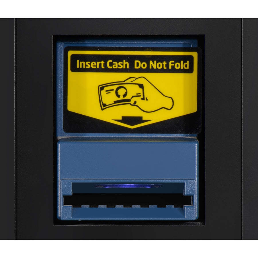 Refrigerated Snack and Drink Vending Machine with 60 Slots in Black