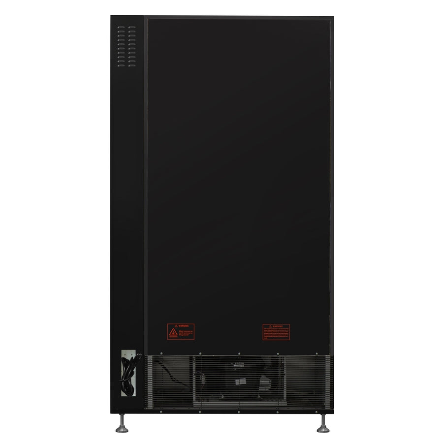 Refrigerated Snack and Drink Vending Machine with 60 Slots in Black