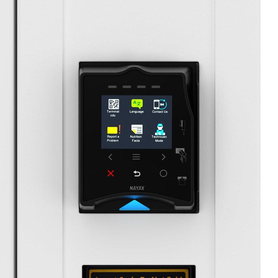 45 in. Commercial Freezer Ice Cream Vending Machine with 44 Slots, Ample 49 in. Touch Display, Bill Acceptor and Credit Card Reader in White (KM-VMFWT-36BR)