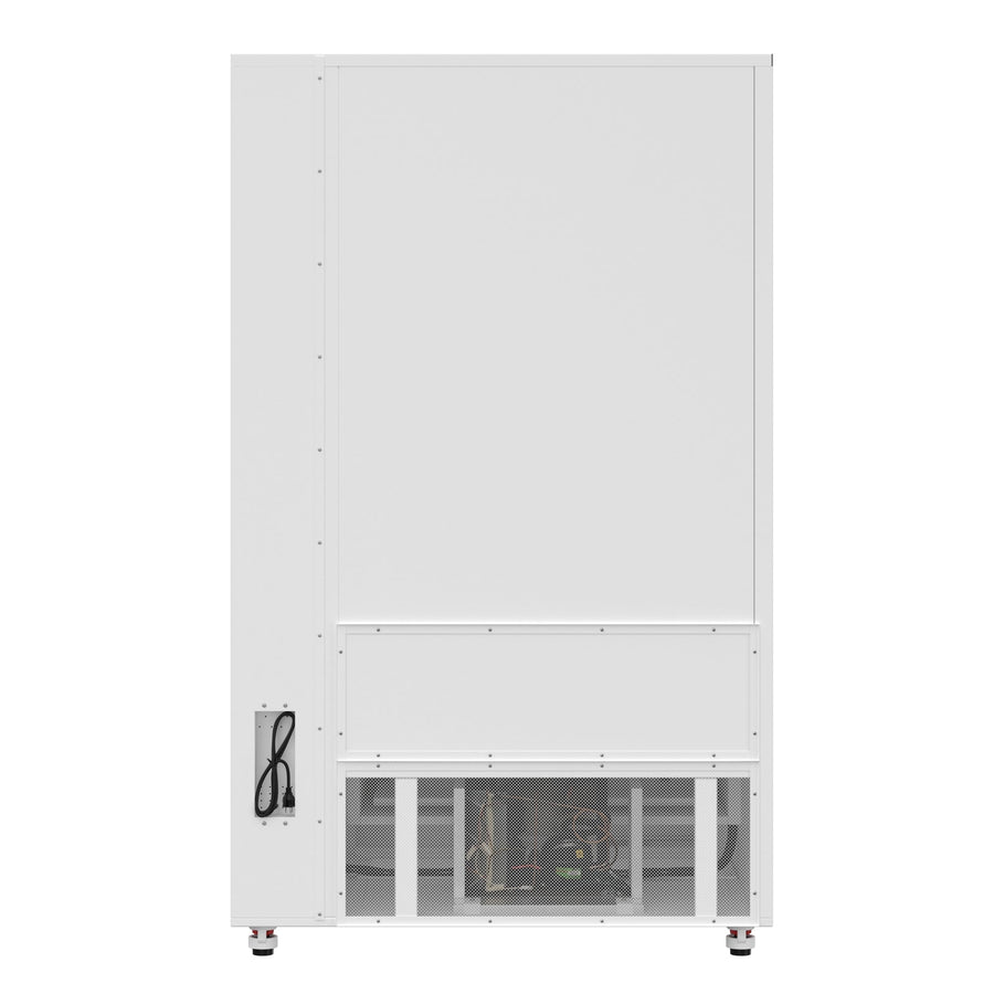 45 in. Commercial Freezer Ice Cream Vending Machine with 44 Slots, Ample 49 in. Touch Display, Bill Acceptor and Credit Card Reader in White (KM-VMFWT-36BR)