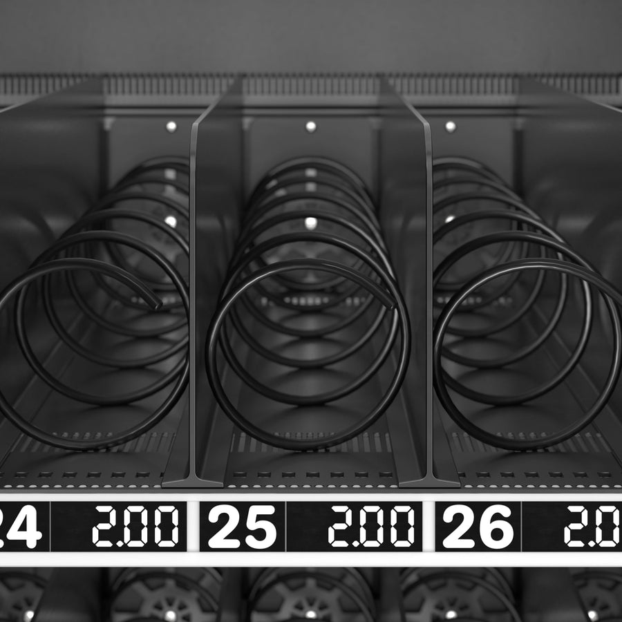 41 in. Refrigerated Snack Vending Machine with 48 Slots and Ample 49 in.Touch Display, Bill Acceptor, Credit Card Reader, Wifi, and 4G Connectivity in Black (KM-VMRWT-48BR)