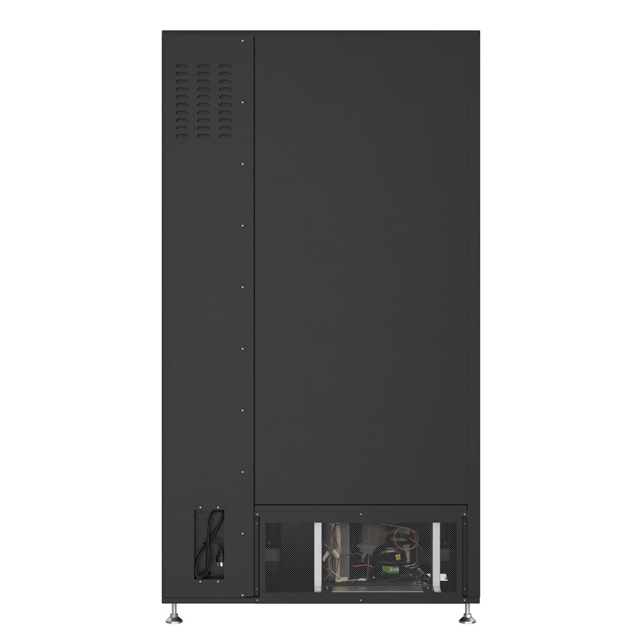 41 in. Refrigerated Snack Vending Machine with 48 Slots and Ample 49 in.Touch Display, Bill Acceptor, Credit Card Reader, Wifi, and 4G Connectivity in Black (KM-VMRWT-48BR)